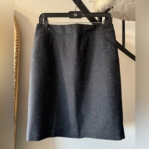 Halogen Black Speckled A-Line Skirt
